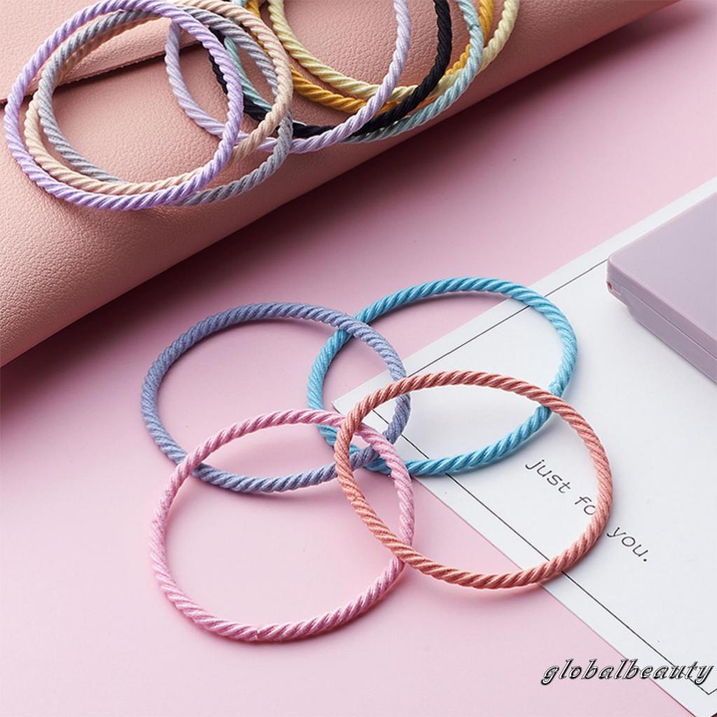 Dây Buộc Tóc Co Giãn Màu Sắc Thời Trang Cho Nữ