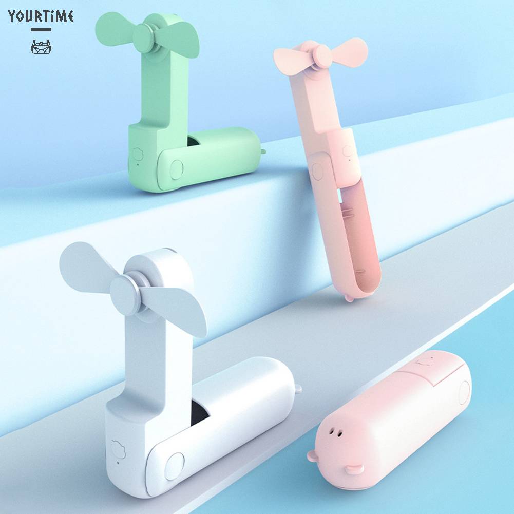 Quạt Điện Làm Mát Cầm Tay 3 Bánh Răng Có Thể Điều Chỉnh Dùng Trong Nhà / Ngoài Trời