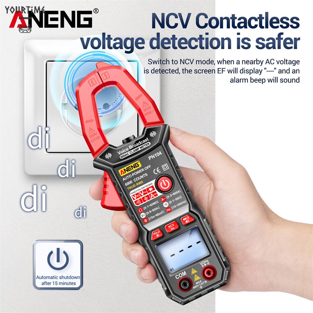 Đồng Hồ Vạn Năng Kỹ Thuật Số PN104 AC / DC Dùng Trong Phòng Thí Nghiệm / Nhà Máy