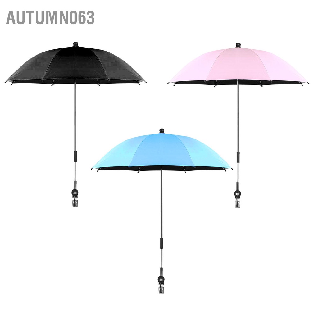 Autumn063 Xe đẩy em bé Parasol Bảo vệ tia cực tím Xoay miễn phí Ô dù xe đa năng có thể tháo rời