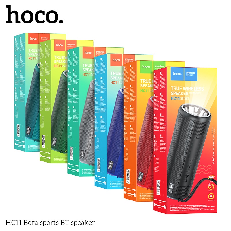 Loa Bluetooth Hoco HC11 Có Đèn Pin Hát Siêu Hay Nghe 2 Giờ