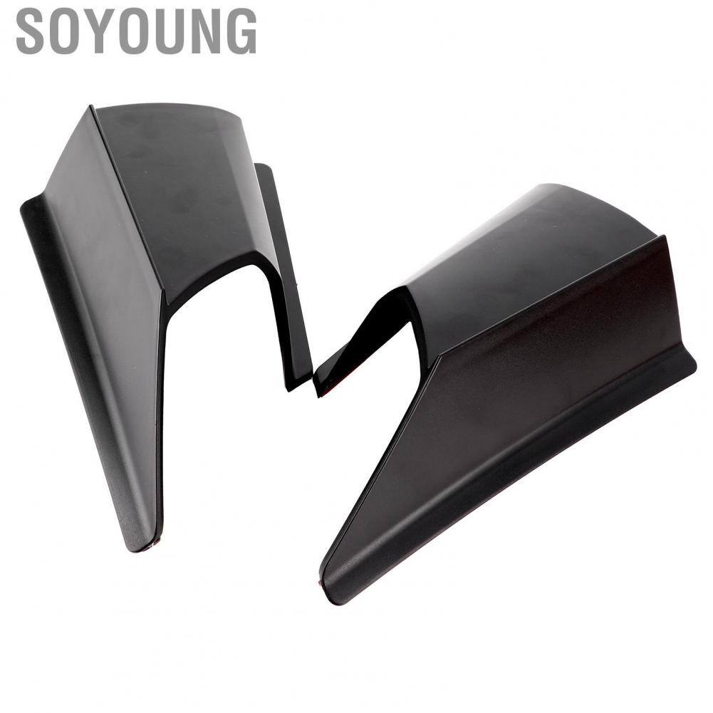 Soyoung Pair Matte Black GP Winglets Aerodynamic Wing Fairing Side Spoiler Fit for Honda ADV 150 2019‑2021