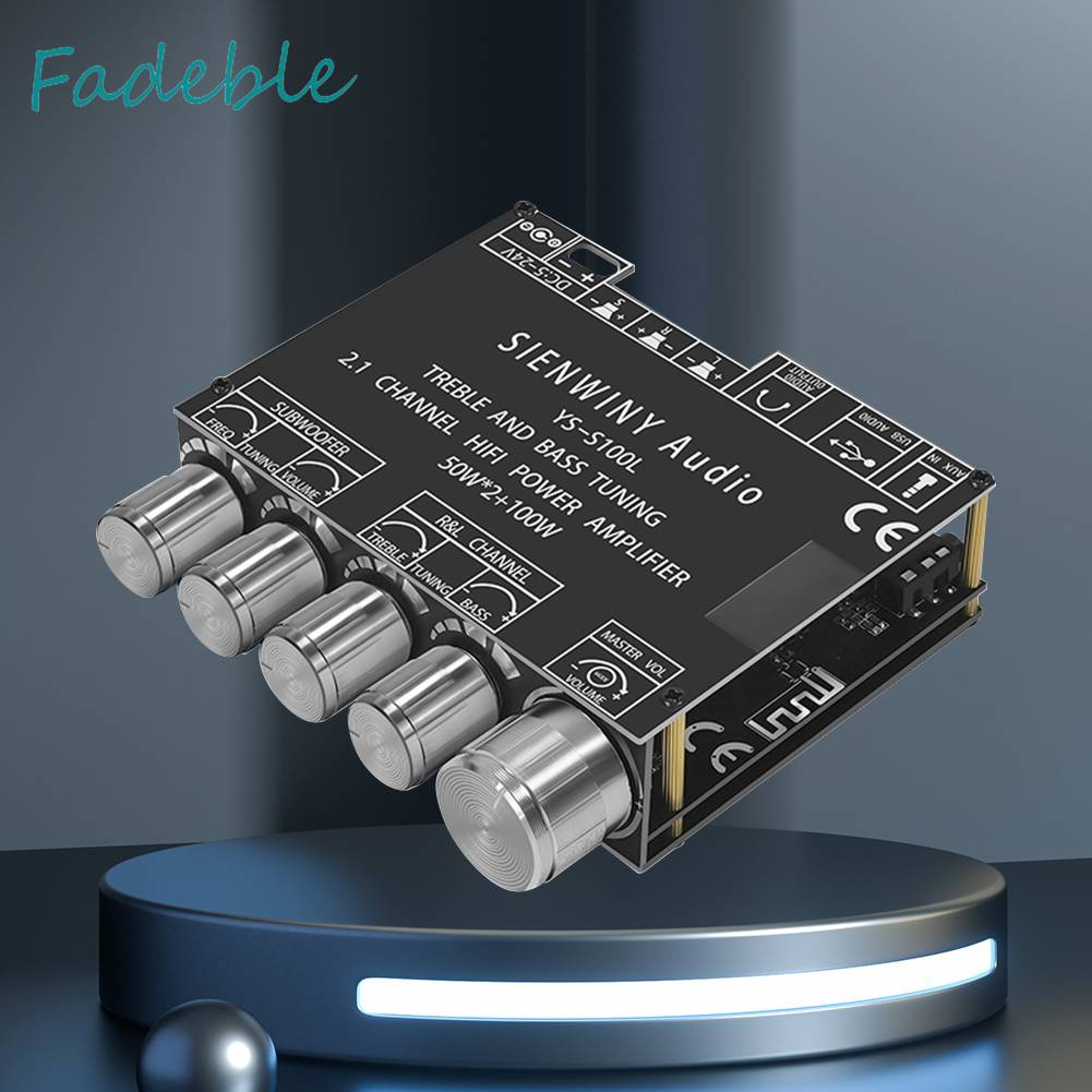 Mô Đun Khuếch Đại Âm Thanh Bluetooth 2.1 3 Kênh 50WX2 100W CS8673E Chuyên Dụng