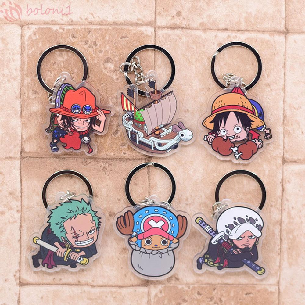 Móc Khóa Hình Nhân Vật Anime Nhật Bản Hai Mặt