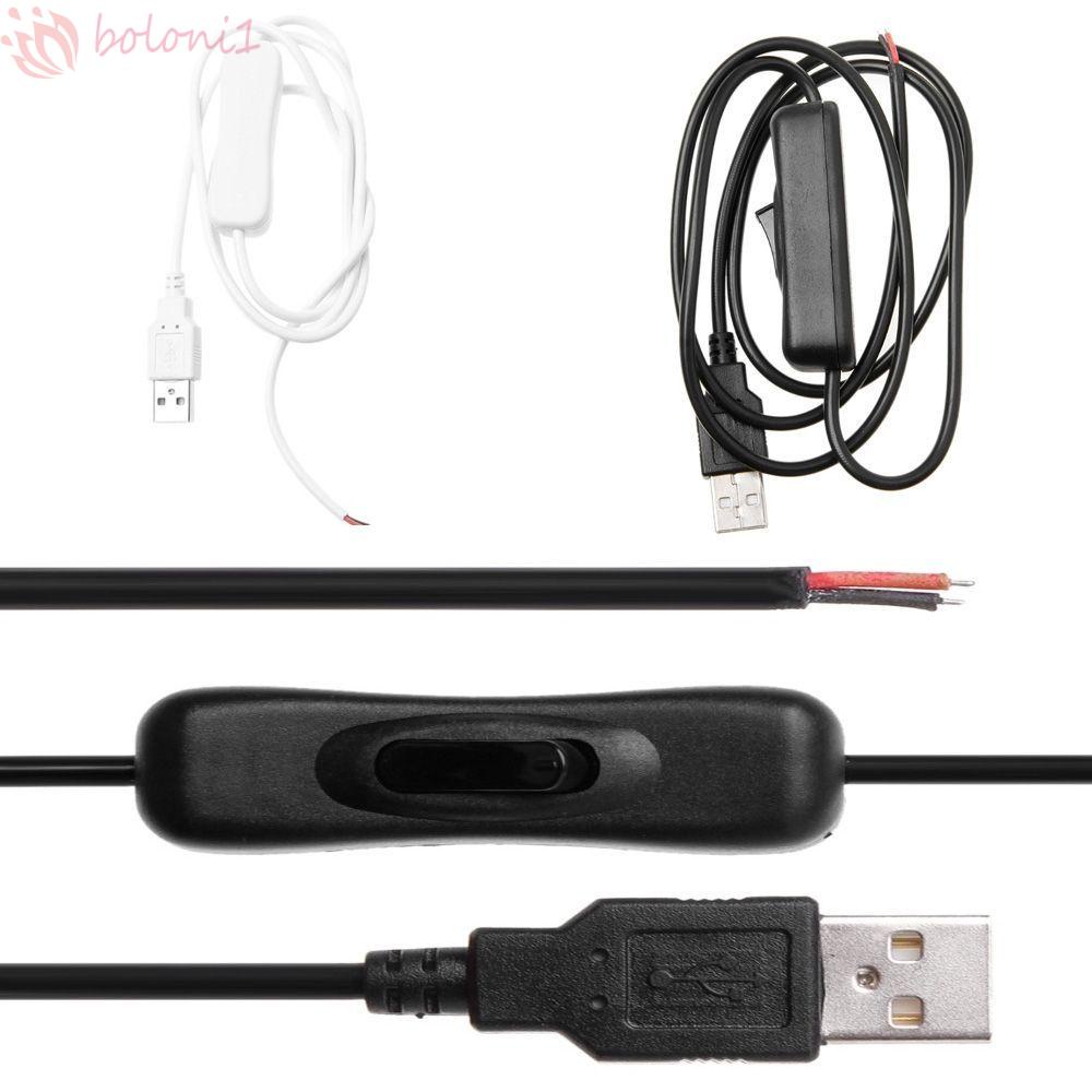 Dây Cáp Nối Dài Jack Cắm 2 Chấu 2Pin Kèm Công Tắc USB Chuyên Dụng Chất Lượng Cao DIY
