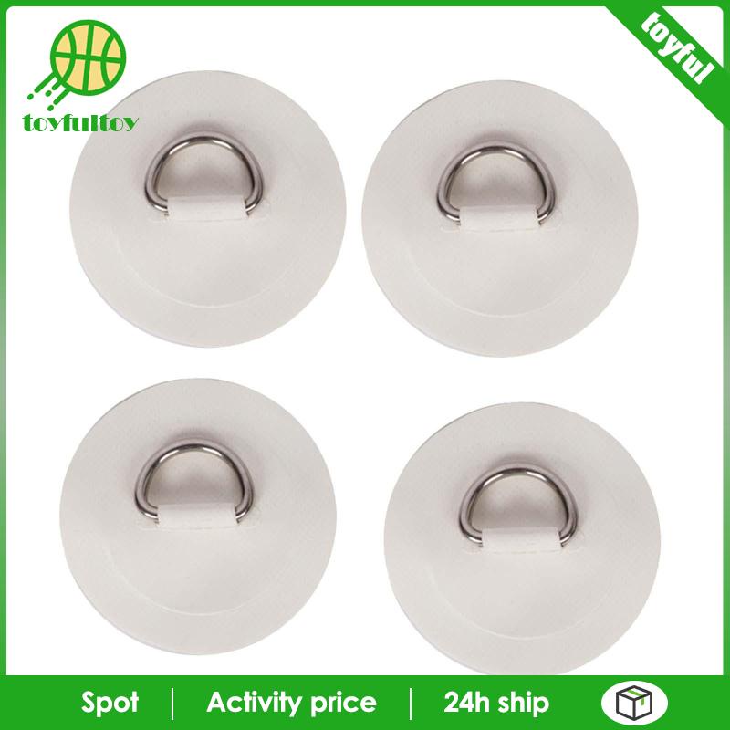 Set 4 Vòng Đệm Chữ D Bằng Thép Không Gỉ Cho Tàu Thuyền