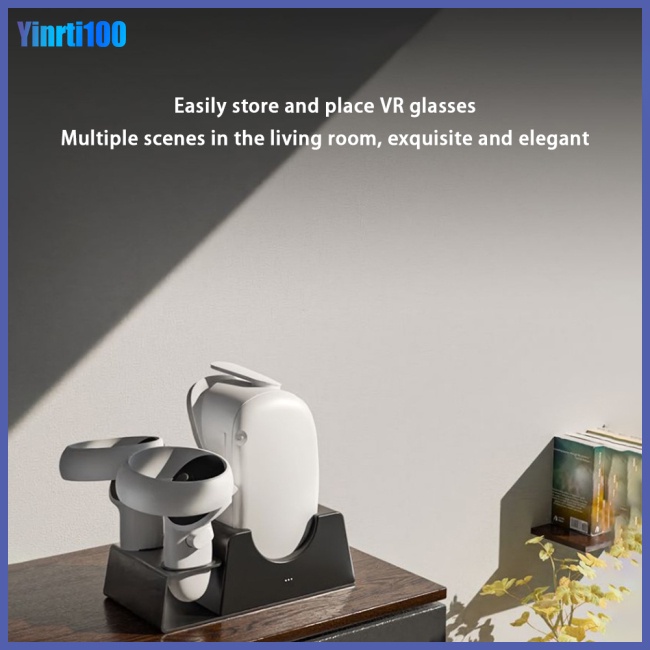 Đế Sạc Nhanh Vr Bằng Kim Loại Đa Năng Cho Kính Thực Tế Ảo Oculus Quest 2 Vr