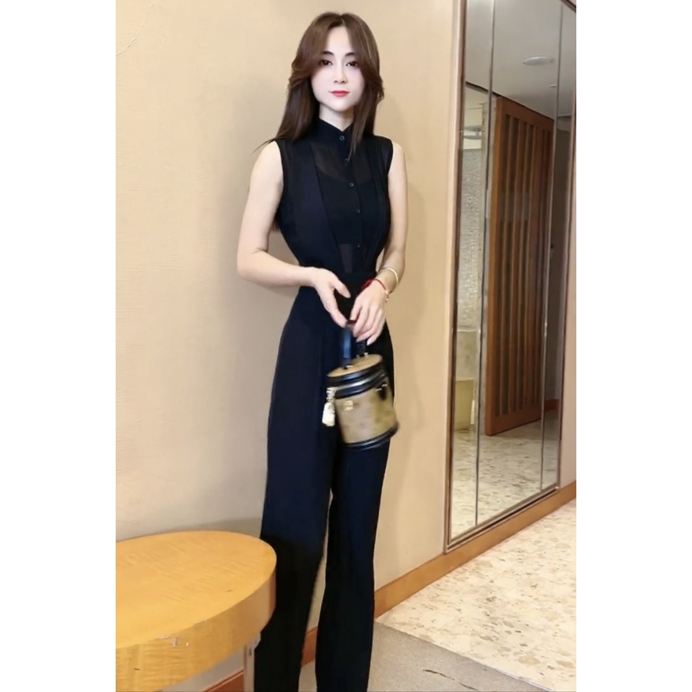 Áo Liền Quần Không Tay Dáng Ôm Thời Trang Mùa Hè 2023 Cho Nữ