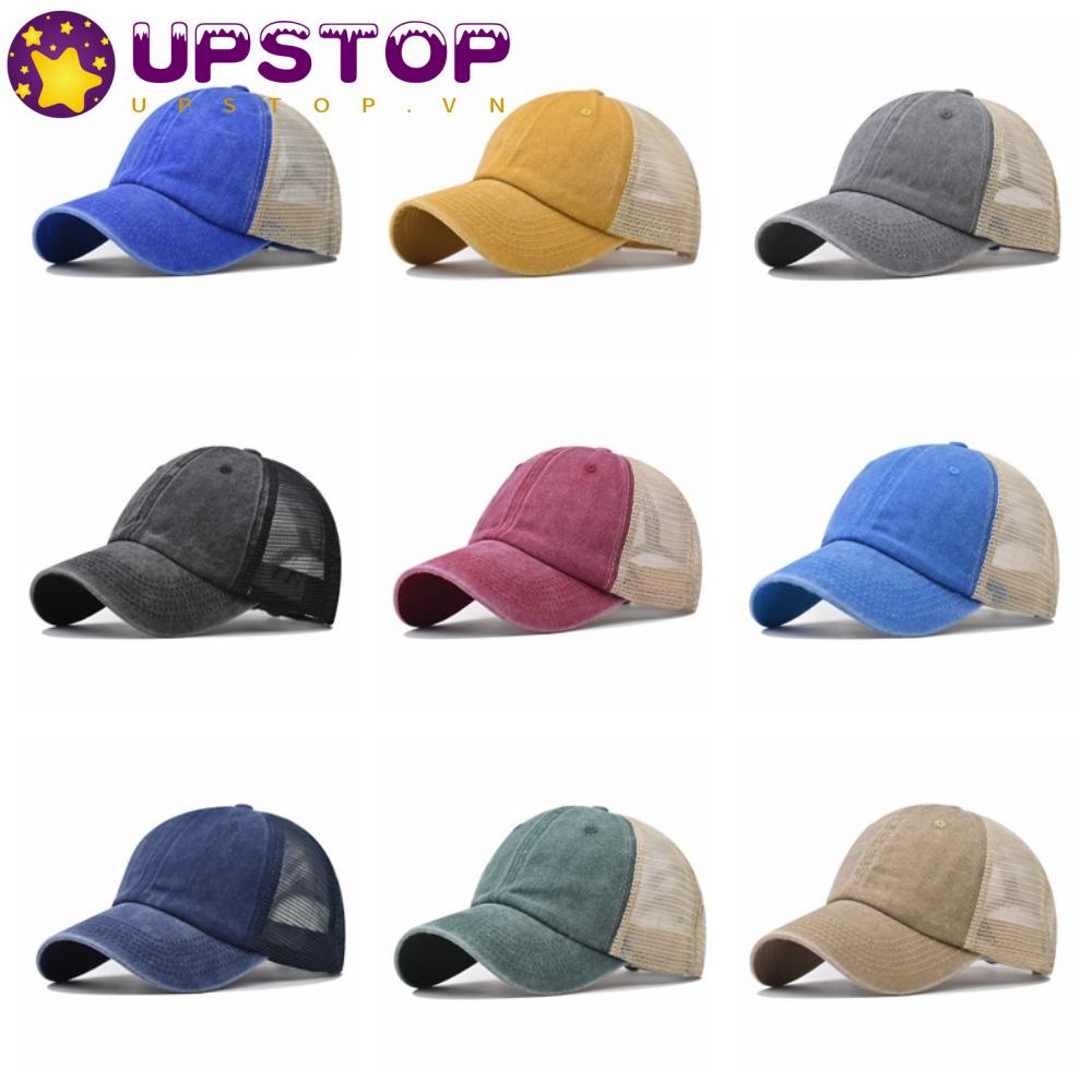 Mũ Lưỡi Trai Phối Lưới Thoáng Khí Thời Trang