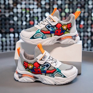 Giày Thể Thao Cho Bé Trai Sz 21-38, Giày Siêu Nhân Nhện, Giầy Người Nhện Spiderman Dạng Lưới Thoáng Khí Cho Bé Từ 1 Tuổi