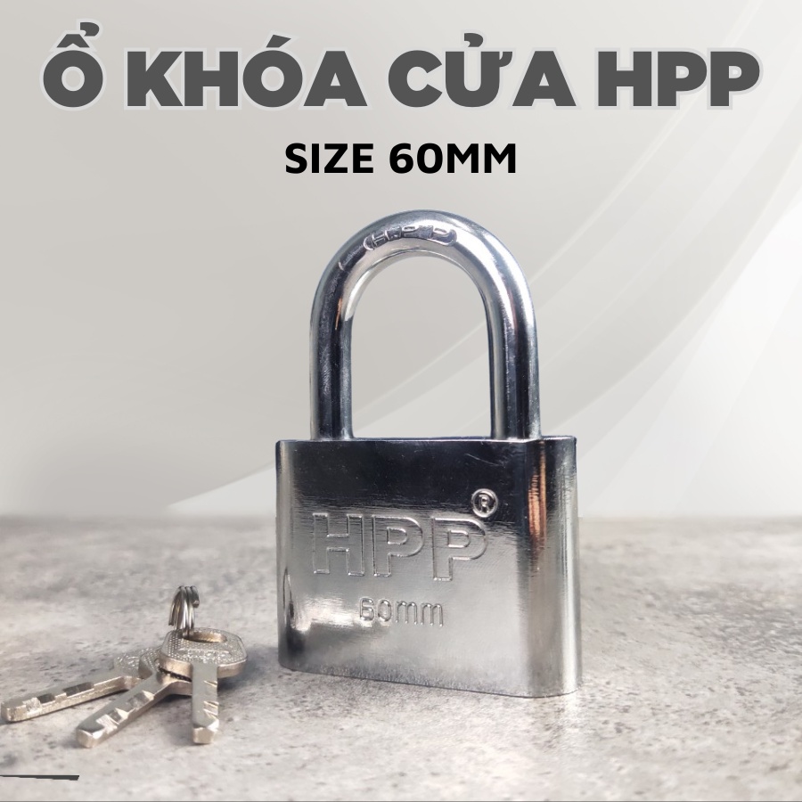 Ổ khóa cửa nhà HPP chất thép lõi đồng siêu bền nhiều kích thước cao cấp - Huy Tưởng