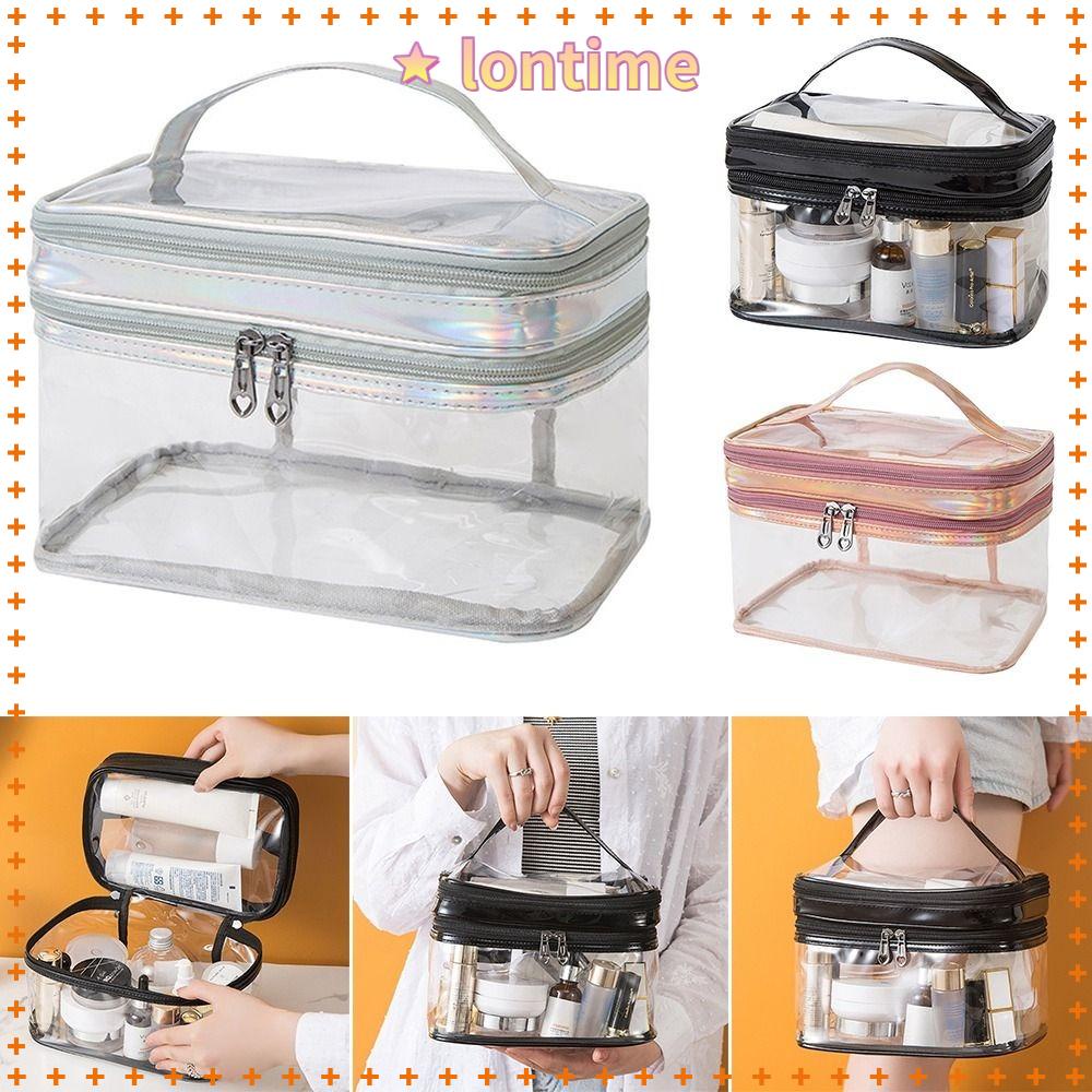 Túi Đựng Mỹ Phẩm Trong Suốt Chống Thấm Nước Cỡ Lớn Tiện Dụng Cho Nữ