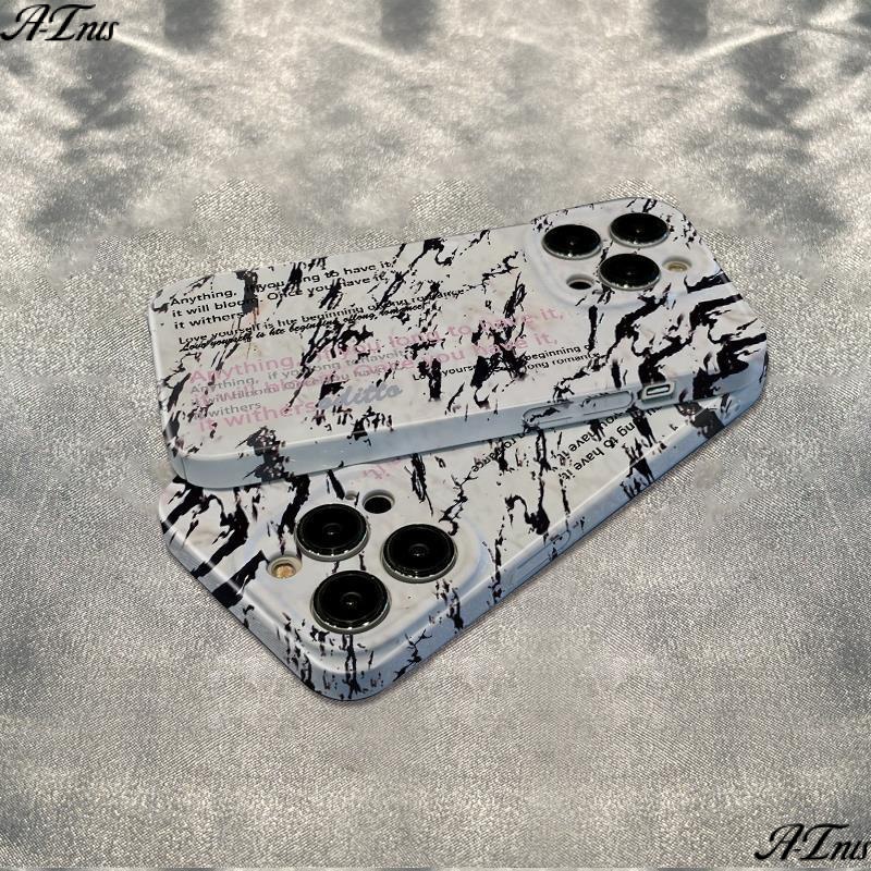 Ốp Điện Thoại Họa Tiết Vân Đá Chống Sốc / Bụi Bẩn Cho Iphone12116In 14pro78max plus13 XHE1