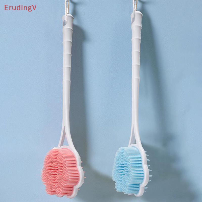 Bàn Chải Chà Lưng Hai Mặt Bằng Silicone Tiện Dụng Khi Tắm