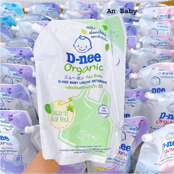 Nước giặt quần áo em bé sơ sinh D-nee, dnee newborn 2in1 chuẩn Thái Lan 1400ml ...