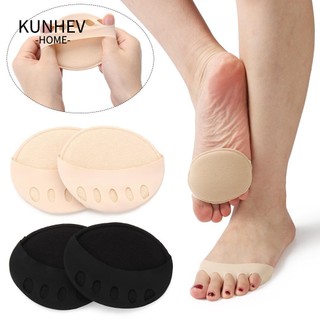 KUNHEV Vớ xỏ ngón đệm bàn chân mang giày cao gót chống trượt giảm đau nhiều màu sắc hình tổ ong
