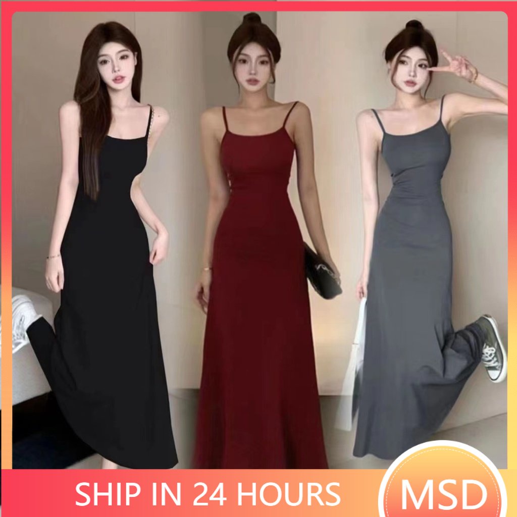 🔥Hàng Có Sẵn! Đầm Maxi Nữ Hai Dây, Dáng Dài 3 Màu Thun Tăm Lạnh Cực Tôn Dáng  Váy Quây Lưng Cao