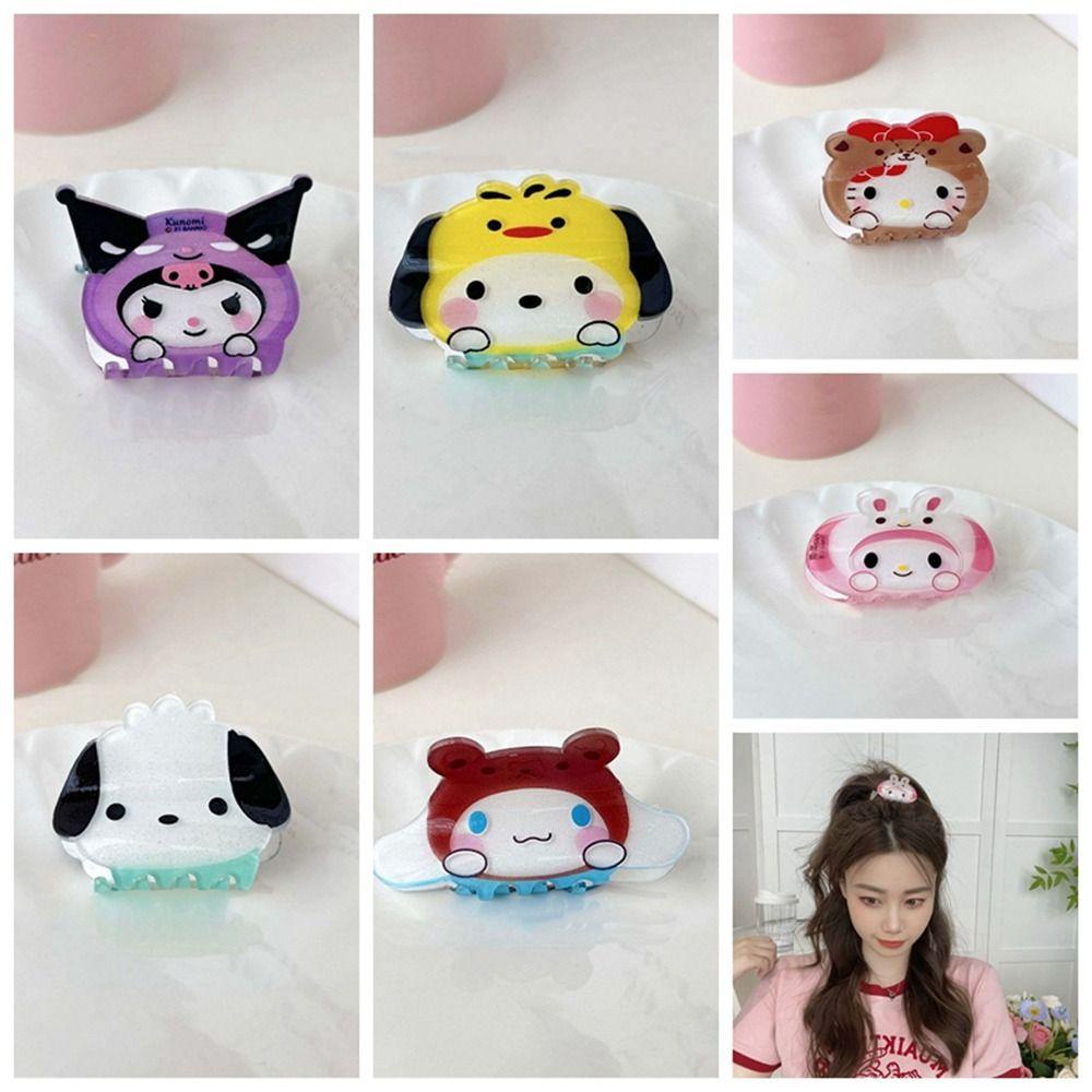 Kẹp Càng Cua Mini Bằng Acrylic Thời Trang Hàn Quốc Cho Nữ