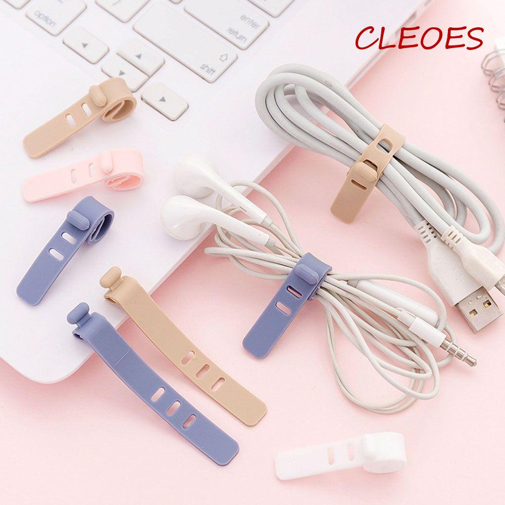 Giá Đỡ Cố Định Dây Cáp Sạc Bằng Silicon Đa Năng Tiện Dụng Cho Văn Phòng