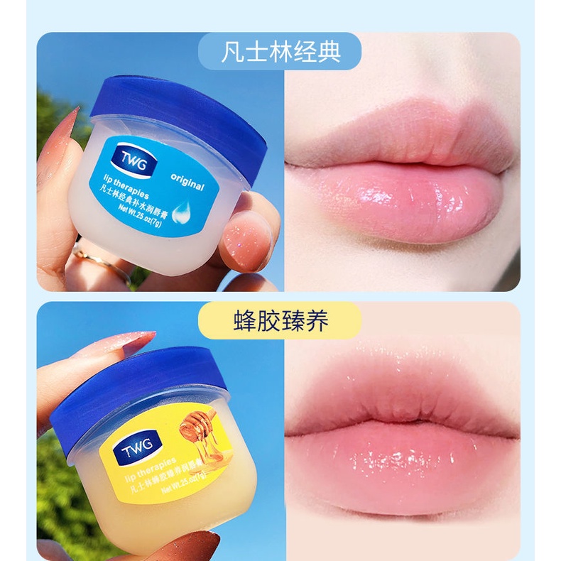 Son Dưỡng Ẩm Vaseline Tẩy Tế Bào Chết Làm Mờ Vân Môi/Dưỡng môi VANCILIN 7g dạng hũ LOẠI RẺ cho KHÁCH SỈ đủ vị  Sáp Son Dưỡng Môi VANCILIN