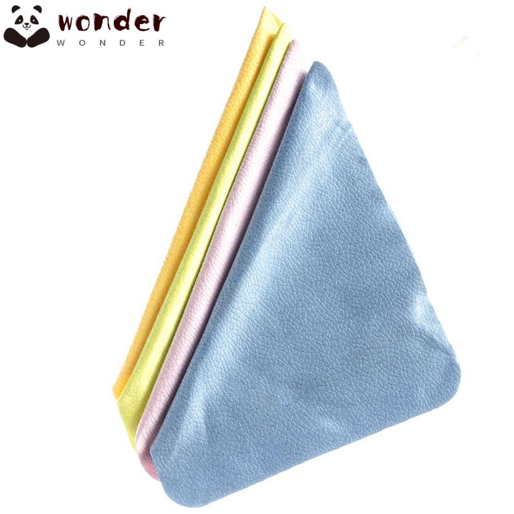WONDER Set 4 Khăn Lau Kính / Màn Hình Điện Thoại / Ống Kính Máy Ảnh Nhiều Màu Sắc Ngẫu Nhiên