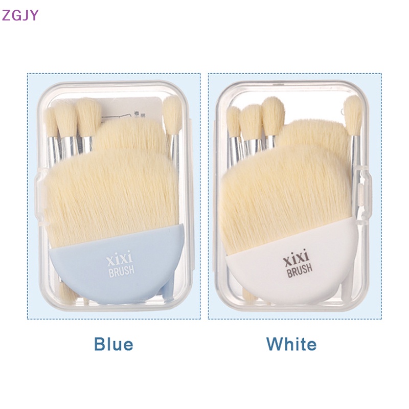 Set 6 Cọ Trang Điểm Mini Kèm Hộp Đựng Tiện Lợi Dành Cho Nữ Mới