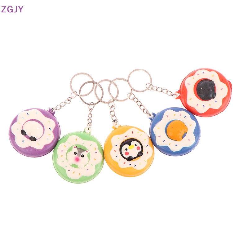 1 Đồ Chơi Squishy Hình Bánh Donut Bóp Xả Stress Mới