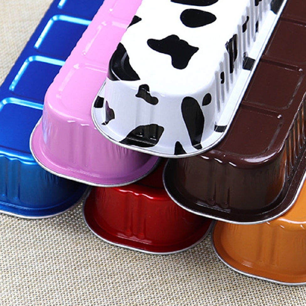 New 1pc 200ml Square Aluminum Foil Box Disposable Tinfoil Box Foil Containers