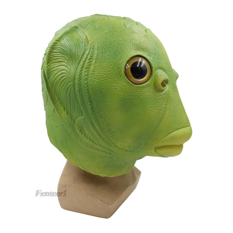 [Fenteer1] Băng Đô Hình Đầu Cá Vui Nhộn Cho Dịp Halloween