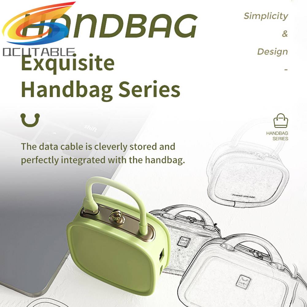 Bộ Chia Cổng Sạc USB 10 Trong 1 Hình Túi Xách