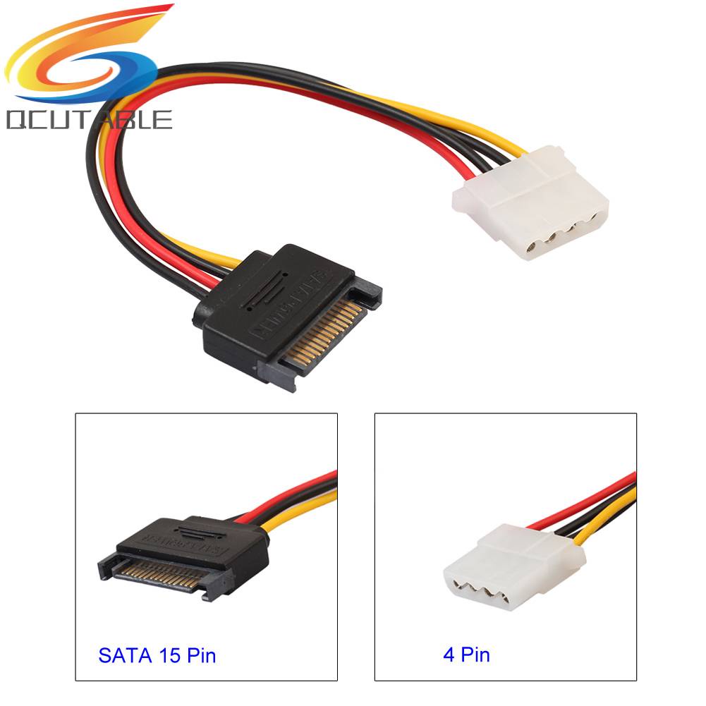 Dây Cáp Kết Nối Ổ Cứng SATA 15 Pin Sang IDE Big 4pin