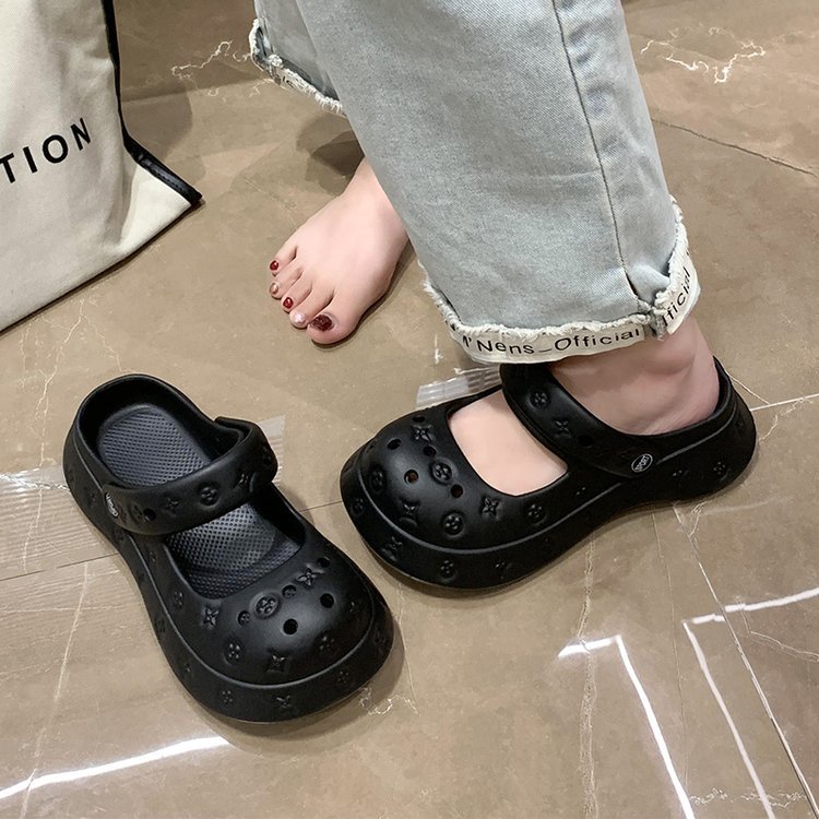 FEIJIANU dép Cross dép sandal nữ giày đi biển đáng yêu thoải mái 26Z23062914