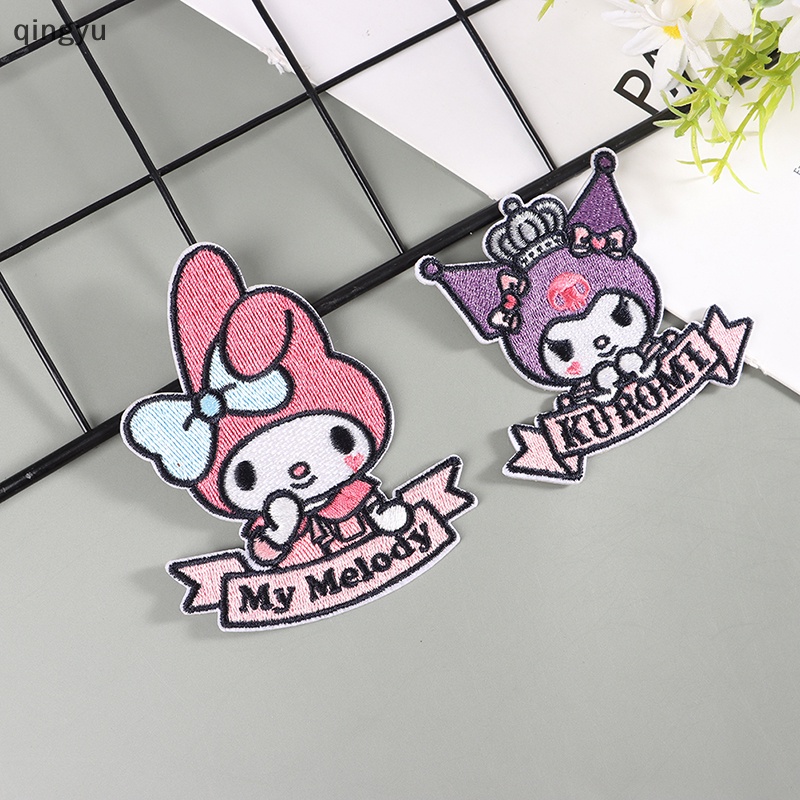 1 Miếng Vá Trang Trí Quần Áo Hình Sanrio Kuromi Cinnamoroll