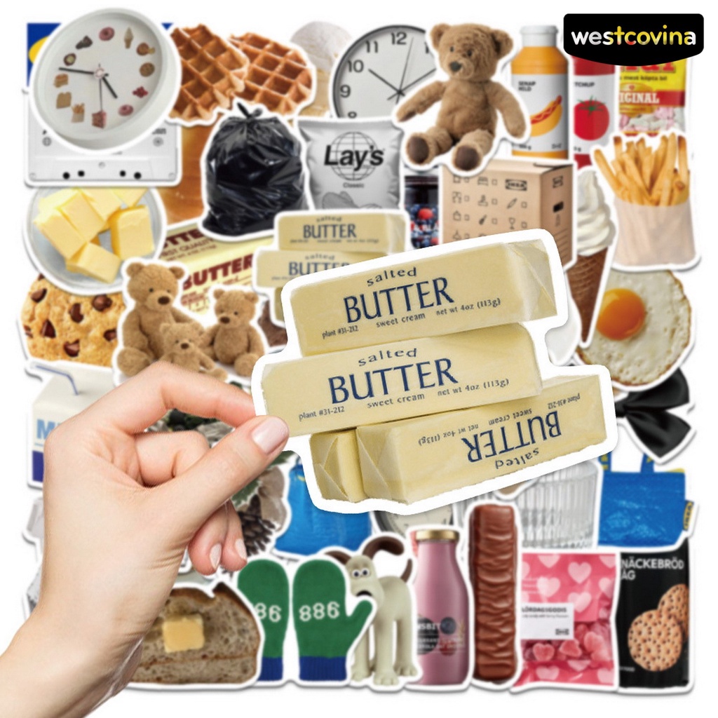 [WSTN]✎Bộ 50 Miếng Dán Họa Tiết Hoạt Hình Bằng PVC Chống Thấm Nước Trang Trí Ván Trượt DIY