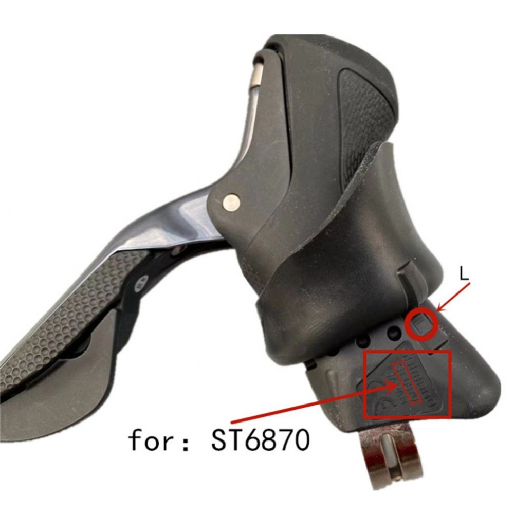 1 Cặp Vỏ Bọc Cần Số Xe Đạp Bằng Cao Su Màu Đen