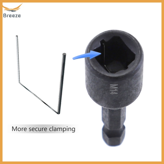 Bộ 8 Đầu Vít Lục Giác 1 / 4 "Cho M4 M5 M6 M8 M10 M12 M14