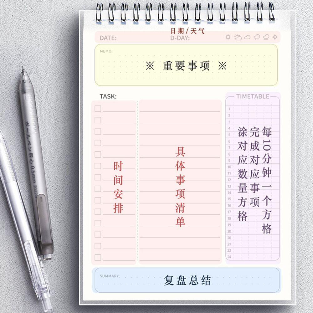 Dyruidoj To Do List Planner, Bảng Kế Hoạch Lịch Trình Kế Hoạch Hàng Ngày Phong Cách Hàn Quốc