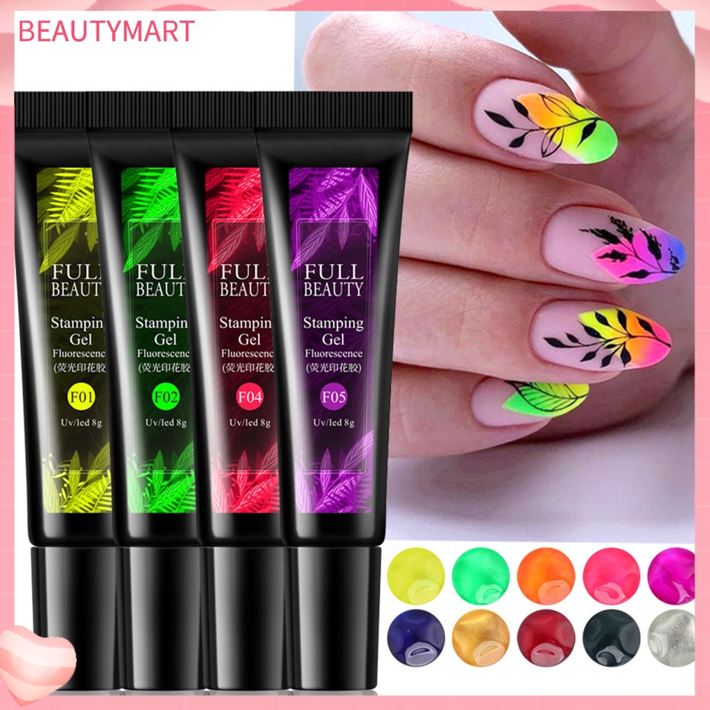 Gel Sơn Móng Tay 8ml Hiệu Ứng Dạ Quang Tiện Dụng Cho Nữ