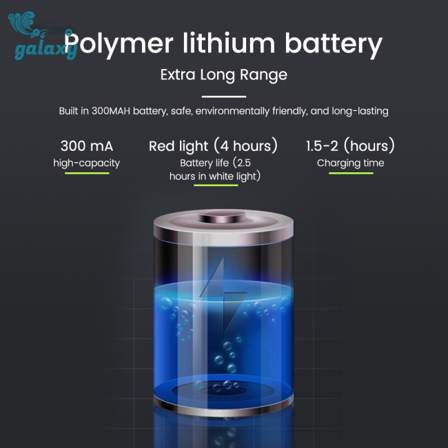 Galaxy Bộ 2 Đèn Led Cảnh Báo Trọng Lượng Nhẹ Chống Thấm Nước Cho Xe Đạp Leo Núi