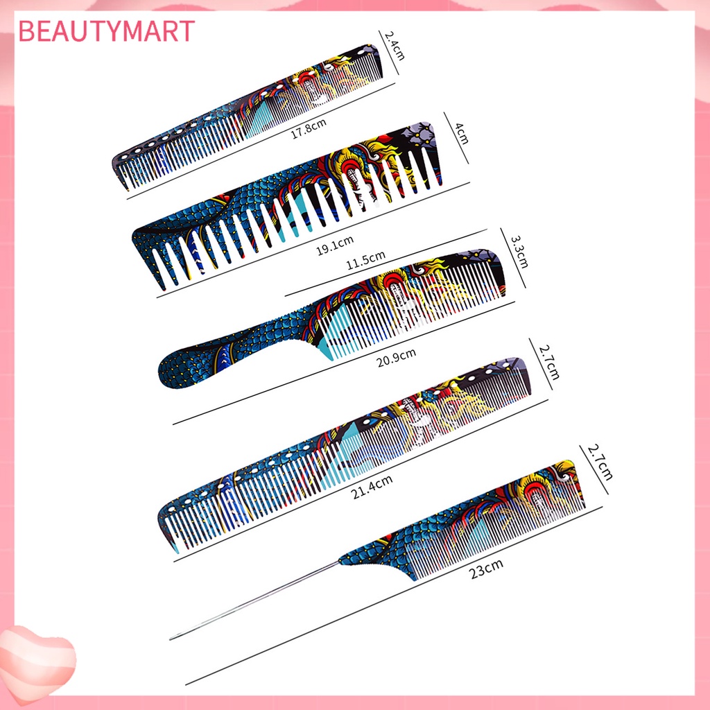 Lược Tạo Kiểu Tóc Đuôi Nhọn Kháng Nước Cách Nhiệt Chuyên Dụng Cho Salon