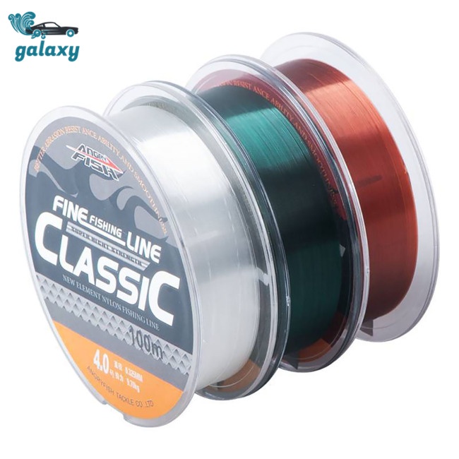 Galaxy Cuộn Dây Câu Cá Chuyên Dụng 100m 0.8-12# Cuộn Dây Nylon Mềm Siêu Bền Dùng Làm Trang Sức Diy
