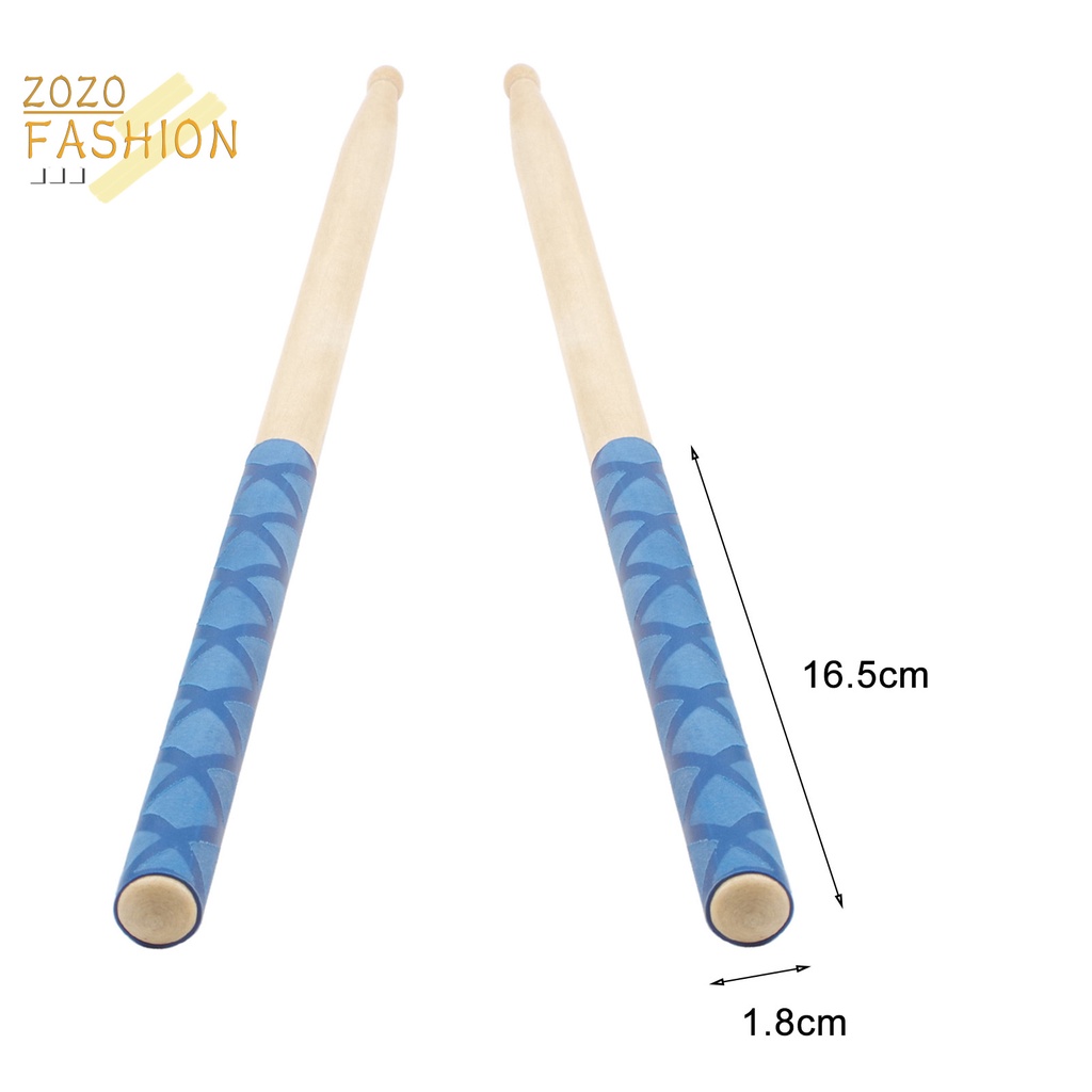 1 Cặp Vỏ Bọc Gậy Đánh Trống Co Nhiệt Chống Trượt Chống Trầy Xước Họa Tiết X-Texture