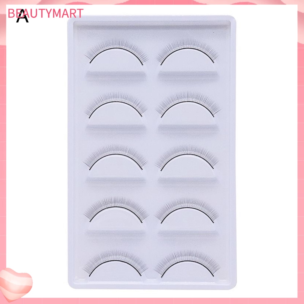 Hộp 5 Cặp Lông Mi Giả Thủ Công Mịn Mượt Dành Cho Luyện Tập Trang Điểm