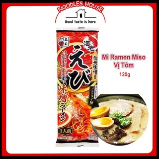 Mì ramen miso nhật bản vị tôm itsuki 120g - itsuki shoyu ramen