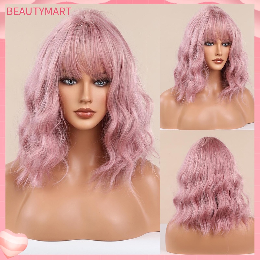 Bộ 3 Tóc Giả Mềm Mại Dạng Lưới Gợn Sóng Tự Nhiên Chất Lượng Cao Cho Nữ