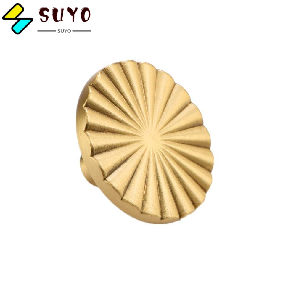 Tay Nắm Ngăn Kéo Tủ Bằng Hợp Kim Kẽm Màu Vàng Đồng Thau Tiện Dụng Cho Nhà Bếp