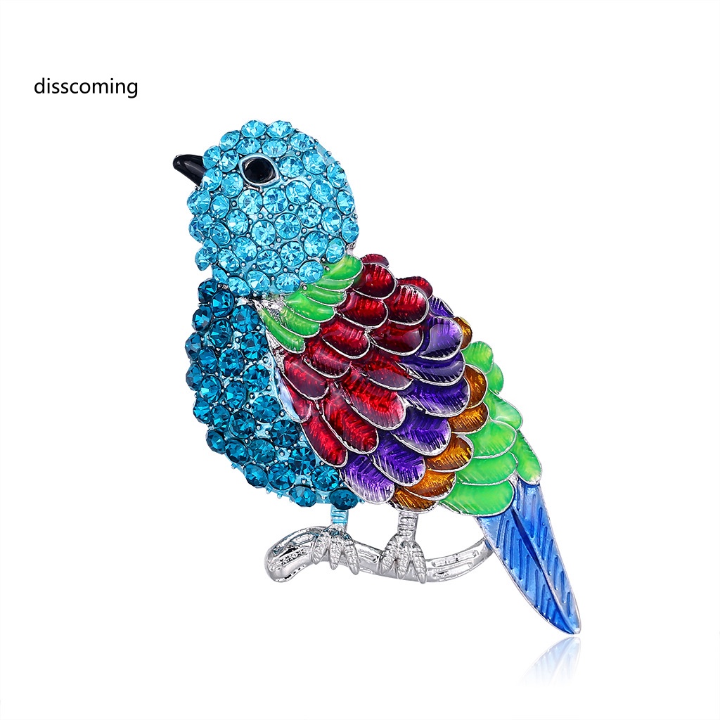 Áo Thun Tay Ngắn In Chữ SL| Trâm Cài Áo Hình Chú Chim Hoạt Hình Đính Đá Nhiều Màu Sắc