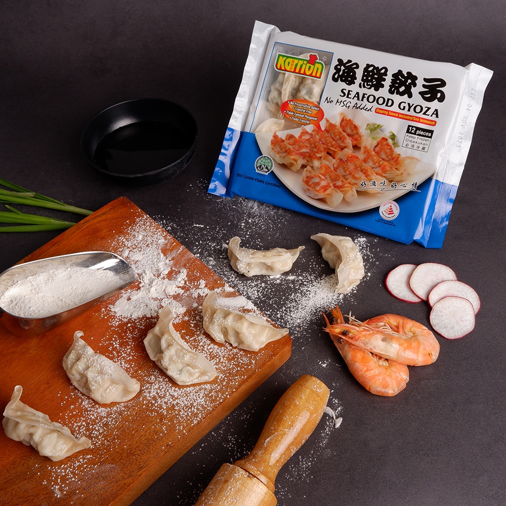 Sủi cảo kiểu Nhật nhân hải sản KARRION - Seafood Gyoza 192G/ 12 CÁI