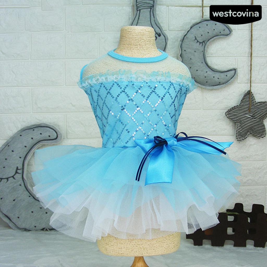 [COD]♞Đầm Không Phai Họa Tiết Chấm Bi Thắt Nơ Xinh Xắn Thoáng Khí Cho Cún Cưng