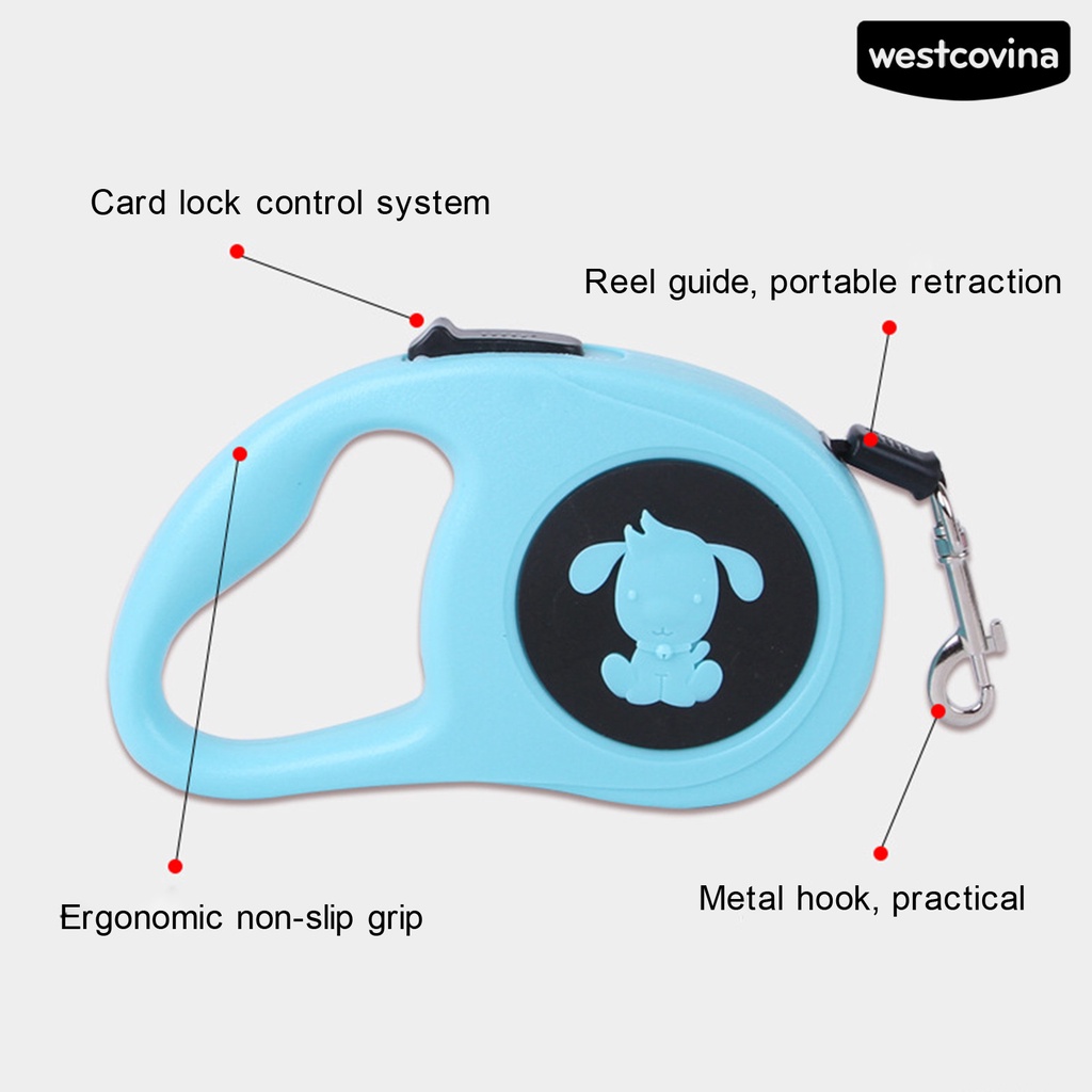 [COD]♞Dây Dắt Thú Cưng Đi Dạo Tự Động 3 / 5M
